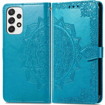 Abbildung von Samsung Galaxy A53 Hülle Kunstleder iMoshion Klapphülle Handyhülle Türkis