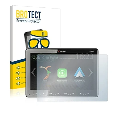 Abbildung von BROTECT Entspiegelungs Schutzglas für Zenec Z N965 Schutz Folie Panzerfolie Glas Matt [Extrem Kratzfest 9H, Anti Reflex, Fingerprint]