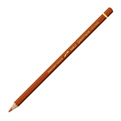 Abbildung von Caran d&#039;Ache Pablo Wooden Artist Quality Colour Pencils Buntstifte Farbstifte Bleistift/ 12 Stück/Pack Farbe: 065 RUSSET/ROTBRAUN (666.065) / FSC™ zertifiziertes Zedernholz