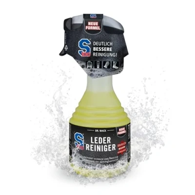 Abbildung von DR. WACK S100 Lederreiniger Gel 500 ml Reinigungsspray für Motorradbekleidung porentiefe &amp; schonende Reinigung Reinigungsmittel Leder gründliche Entfernung von Schmutz Flecken