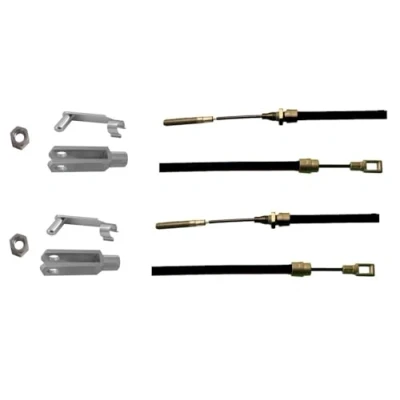 Abbildung von PEITZ 2 Stück Bremsseil Gabelkopf HL: 800mm GL:1075 mm
