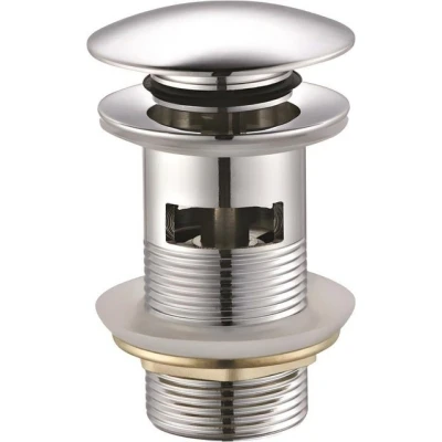 Abbildung von PROKIRA Waschtisch P202E58 Waschbecken Ablauf Ventil Siphon Massiv Messing Verchromt mit