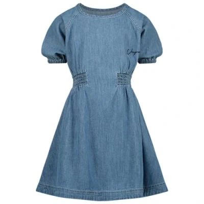 Abbildung von Vingino Girls Midi Dress Parinna in Color Mid Blue Wash Size 6