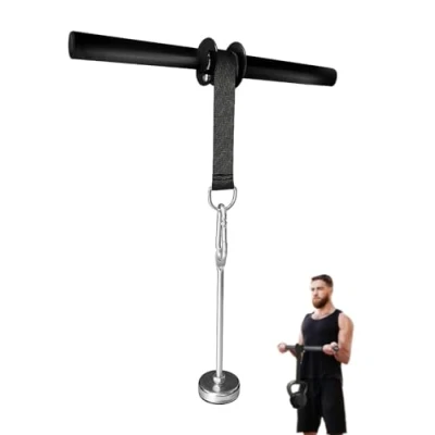 Abbildung von Yes4All Unisex Erwachsene JNV8 Unterarm Handgelenkroller &amp; Unterarmgriff für Training, Workout Handgelenk/Arm Blaster Band, Schwarzes Armband, 43&quot; x 7&quot;