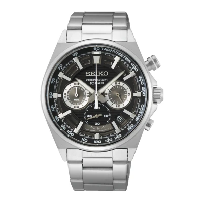 Abbildung von Seiko Chronograph, Herren, Größe: One Size, Silver coloured