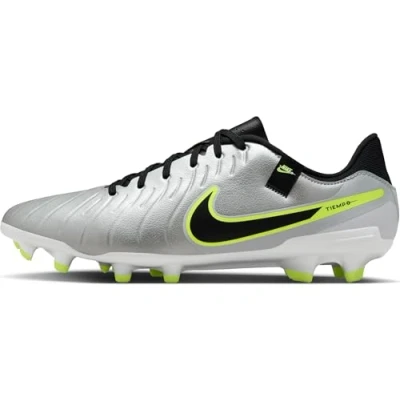 Abbildung von Nike Herren Legend 10 Academy FG/MG Sneaker, Metallic Silver/Black Volt, 42 EU