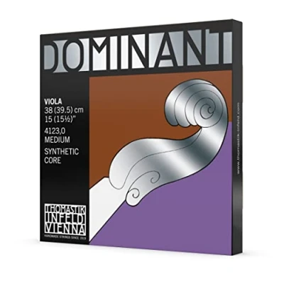 Abbildung von Thomastik 637085 Saiten für Viola Dominant Nylonkern, Satz mittel Mensur 380 mm /15 Zoll