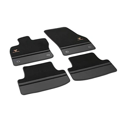 Abbildung von Seat 576863011BLOE Textil Fußmatten Cupra Stoffmatten 4X Premium Matten Schwarz/Kupfer