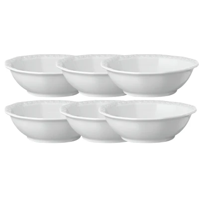 Abbildung von Rosenthal Maria Weiss Müslischalenset 17 cm 6tlg.