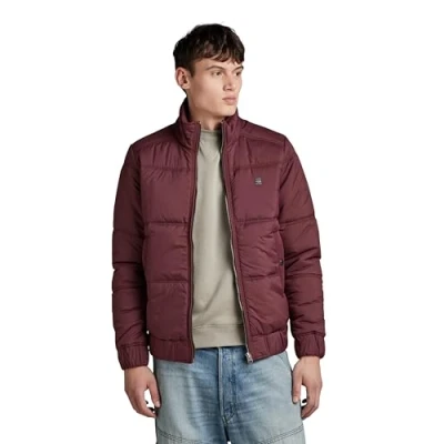 Abbildung von G STAR Padded Quilted Winterjacke, Herren, Größe: Large, Vineyard wine