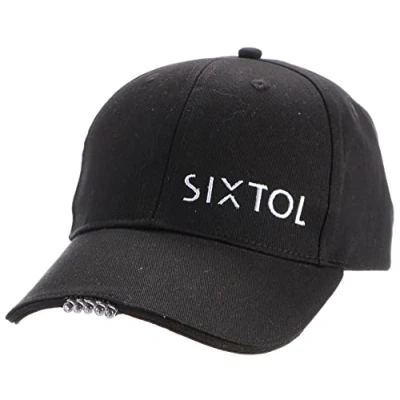Abbildung von SIXTOL B Cap Mütze mit LED Licht 25lm Aufladen der über USB Universalgröße Schwarze