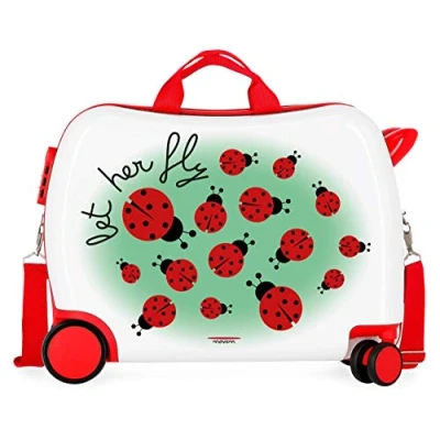 Abbildung von Movom Happy Time Kinder Koffer Mehrfarbig 50x38x20 cms Hartschalen ABS Kombinationsschloss 34L 2,1Kgs 4 Räder Handgepäck