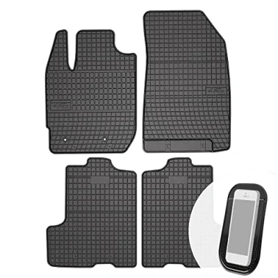 Abbildung von Gummimatten Auto Fußmatten Gummi Automatten Passgenau 4 teilig Set passend für Dacia Duster 2 II ab 2018