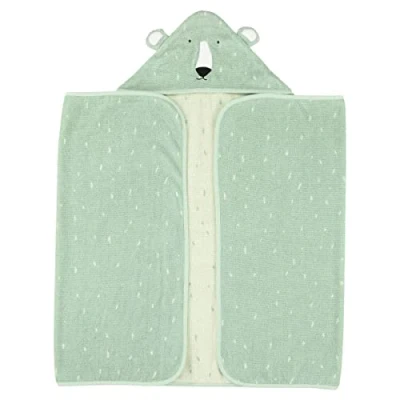 Abbildung von Trixie Badetuch Mr. Polar Bear70 x 130 cm Bio Baumwolle grün