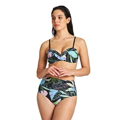 Abbildung von ARENA Damen Cecilia Two Piece Swimsuit, White Multi grape Violet, 42 EU