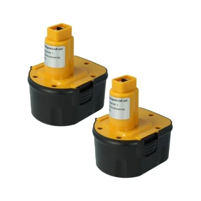 Abbildung von vhbw 2X Akku kompatibel mit Rems 571510, 571513, R12 Elektrowerkzeug (2000mAh NiMH 12 V)
