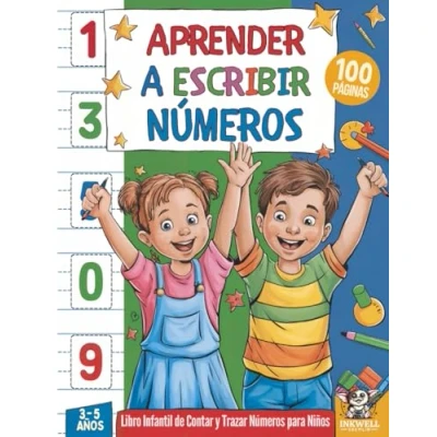 Abbildung von Aprender a Escribir Números: Libro Infantil de Contar y Trazar Números para Niños (Libros Preescolares en Español)
