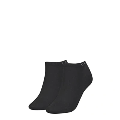 Abbildung von Calvin Klein Underwear FLAT 2 PACK Socken, Damen, Größe: 37 41, Black