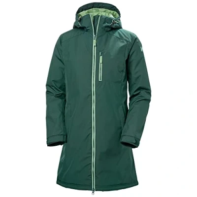 Abbildung von Helly Hansen Damen W Long Belfast Winter Jacket, 495 Dunkeste Fichte, M EU