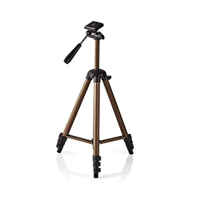 Abbildung von Stativ Maximale Belastbarkeit: 2.0 kg Min. Arbeitshöhe: 40.5 cm Max. 128.0 4 Segmente Pfanne Tragetasche enthalten ABS/Aluminium Bronze/Schwarz