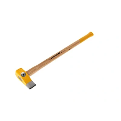Abbildung von Ochsenkopf Profi Spalthammer, Extra große Schlagfläche, Langlebiger Stiel aus Hickoryholz, 85.0 x 20.0 7.5 cm, Schwarz