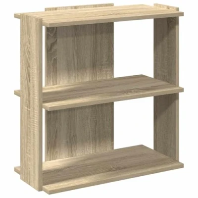 Abbildung von vidaXL Bücherregal 3 Böden Sonoma Eiche 60x30x60 cm Holzwerkstoff