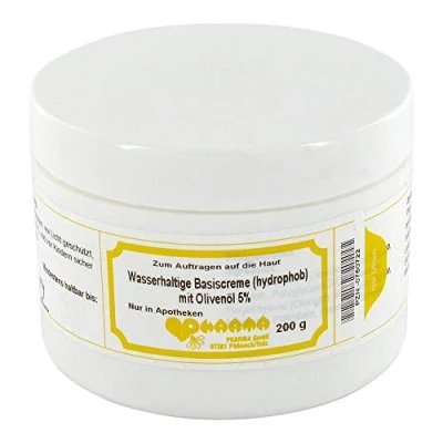 Abbildung von Wasserhaltige Basiscreme Hydrophob m.5% 200 g