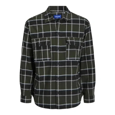 Abbildung von Jack &amp; Jones Junior Kariertes Hemd für Kinder, Größe: 128, Forest night
