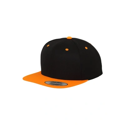 Abbildung von Flexfit Classic Snapback 2TONE Cap, Größe: One Size, Black/orange