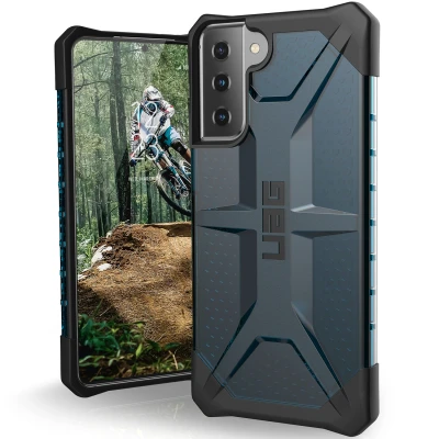 Abbildung von Samsung Galaxy S21 Plus Hülle Kunststoff UAG Hard Case/Backcover Handyhülle Blau Shockproof/Stoßfest