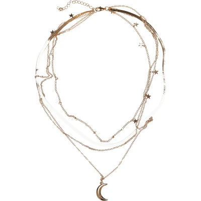 Abbildung von Urban Classics Halskette goldcoloured, Herren, Größe: One Size, Gold coloured