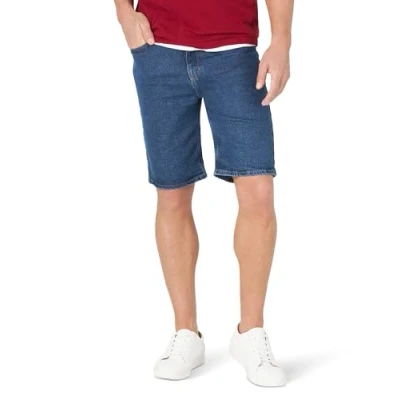 Abbildung von Wrangler Authentics Herren Classic Relaxed Fit Five Pocket Jeans Shorts, Dark Stone, 58