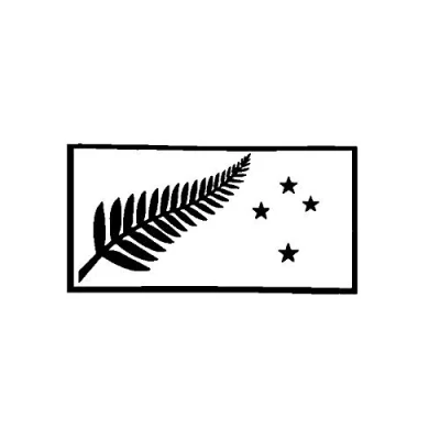 Abbildung von SUIFENG Autoaufkleber 14.5Cmx7.4Cm Mode Neuseeland Flagge Auto Aufkleber Dekoration Schwarz/Silber Vinyl