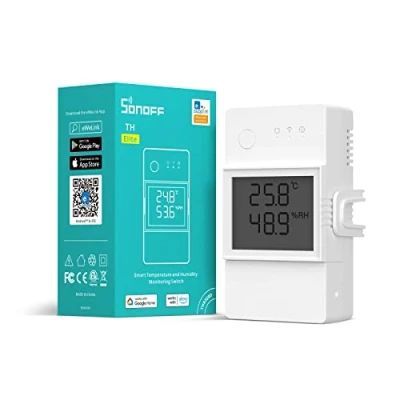 Abbildung von Sonoff TH Elite Wifi Sender mit Temperatur und Feuchtigkeitsmessfunktion THR320D