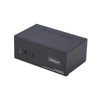 Abbildung von StarTech.com P2ADDH462 KVM SWITCH, 3840 x 2160 pixels, 4K Ultra HD, 36 W, Black
