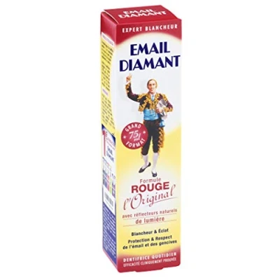Abbildung von Email Diamant Rouge Formel L&#039;Original Blancheur, Glanz, Zahnfleischschutz, 2 x 75 ml
