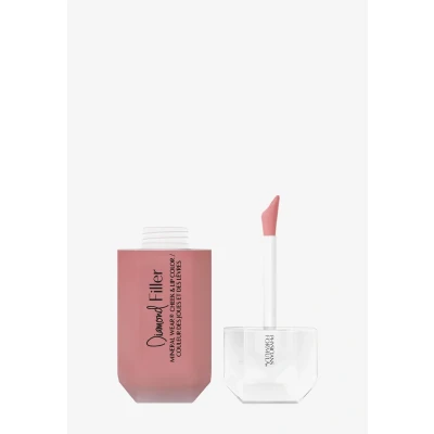 Abbildung von Physicians Formula, Mineral Wear Diamond Filler Cheek and Lip Color, Lippen und Wangenfarbe mit Serum to Cream Konsistenz, Aufpolsternde Multi Use Formel, Enthält Vitamin E, Brilliant Peach