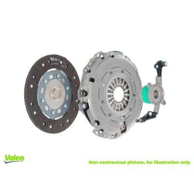 Abbildung von VALEO 834070 Kupplungssatz KIT3P (CSC) mit Kupplungsdruckplatte, Zentralausrücker Kupplungsscheibe 240 ALFA ROMEO: 159 Sportwagon