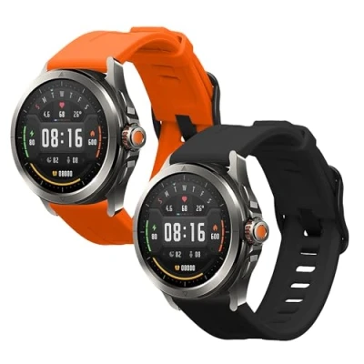 Abbildung von kwmobile 2X Sportarmband kompatibel mit Xiaomi Watch S4 Sport Armband Fitnesstracker Band Set aus TPU Silikon