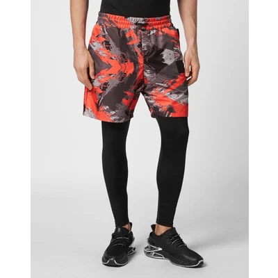 Abbildung von PLEIN SPORT Sporthose &quot;2 In 1 Laufhose Camouflage&quot;
