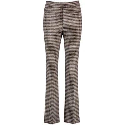 Abbildung von Gerry Weber Stoffhose, Damen, Größe: 42, Camel schwarz hahnentritt