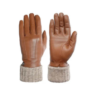 Abbildung von Pearlwood LIPA Fingerhandschuh, Damen, Größe: 7.5, Caramel