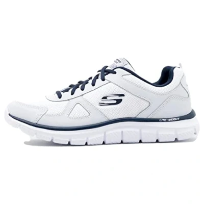 Abbildung von Skechers Sport Track Sneaker low, Herren, Größe: 41.5, White/navy Schuhe