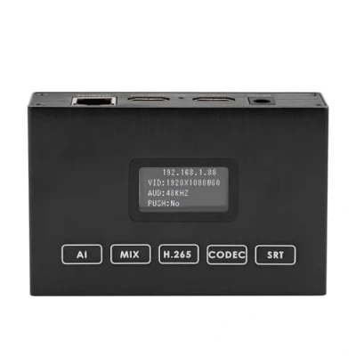 Abbildung von EXVIST H.265 1080P 60FPS HDMI Video Encoder Decoder, unterstützt HLS RTMP RTSP SRT UDP, kompatibel mit ONVIF/Hikvision, für IPTV Live Streaming zu YouTube Facebook Vimeo usw.