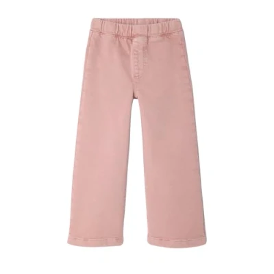 Abbildung von Vertbaudet Weite Mädchen Treggings Basic Oeko TEX® Malve 110