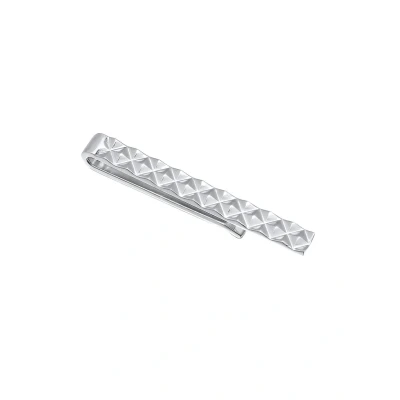 Abbildung von Kuzzoi Business Pyramid Krawatte, Herren, Größe: One Size, Silber