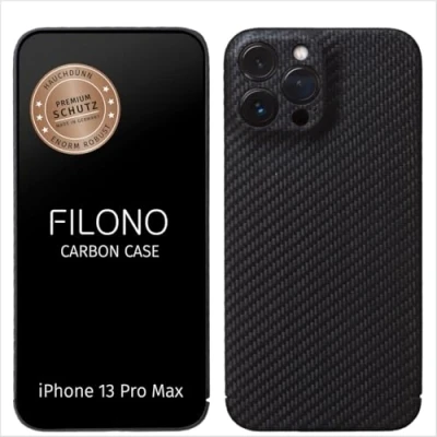 Abbildung von FILONO Carbon Hülle iPhone 13 Pro Max ultradünn