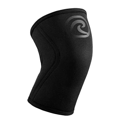Abbildung von Rehband Kniebandage Kraftsport, Kniestütze für Cross Fit &amp; schweres Training, Knee Sleeve aus 5 mm Neopren, in vielen Farben Größen, Unisex