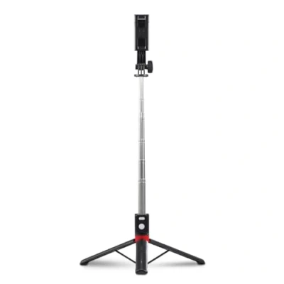 Abbildung von Hama Selfie Stick Stativ für Handy groß, Bluetooth® Fernauslöser, schwarz