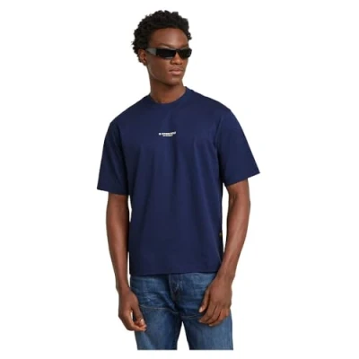 Abbildung von G Star Center Chest BOXY Tshirt basic, Herren, Größe: Medium, Imperial blue